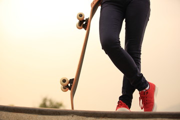 skateboarding legs  