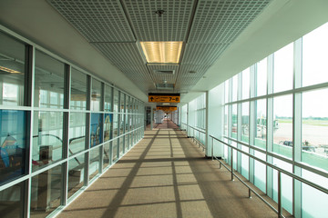 corridor of airport