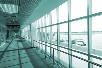 corridor of airport