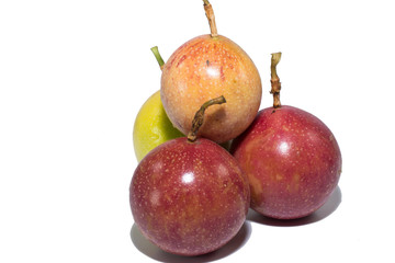 passion fruit isolate on white