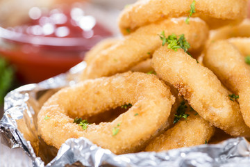 Fresh made Onion Rings