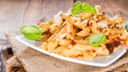 Penne with Tomato Pesto