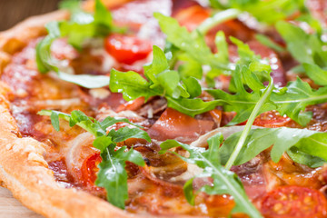 Homemade Ham Pizza