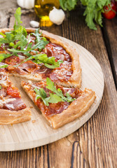 Homemade Ham Pizza