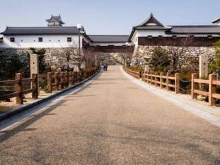 Entrance to Imabari castle - Imabari, Shikoku, Japan © amenohi