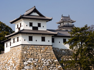 Fototapeta premium Japanese castle turret and keep