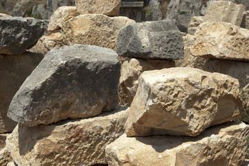 Rock-cut tombs in Myra, Demre, Turkey, Scene 8