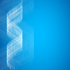 Blue abstract technology