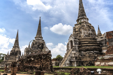Fototapeta premium Wat Phra Sri Sanphet in Ayutthaya
