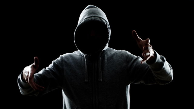 Hacker cyber attack
