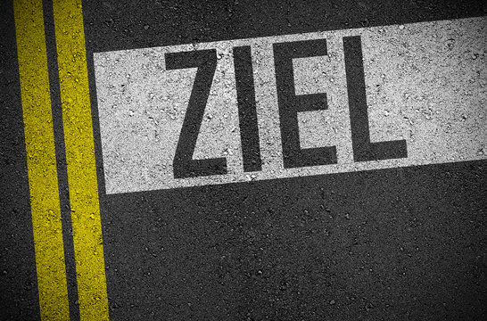 Aspahlt mit Ziel