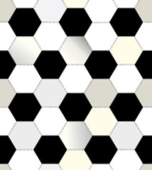 Patchwork of hexagons