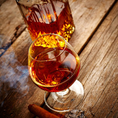 Cognac and cigar