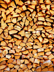 wooden logs