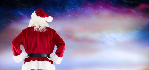 Composite image of santa claus
