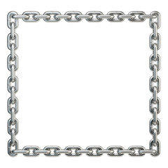 Metal chain frame