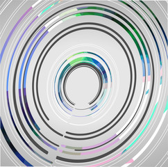 Abstract technology circles background