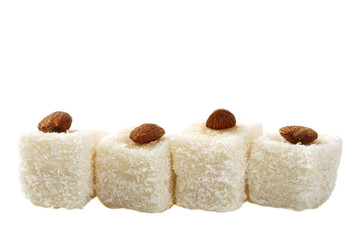delight with coconut and almonds
