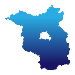 Brandenburg in blau
