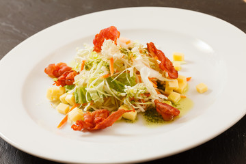 salad with corn