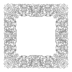 Floral vignette for your design