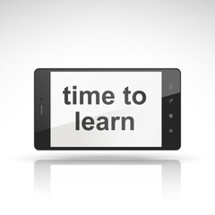 time to learn words on mobile phone