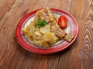 Baked red grouper