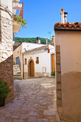 Alleyway. Cancellara. Basilicata. Italy.