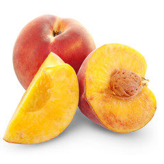 Naklejka na ściany i meble peach fruits