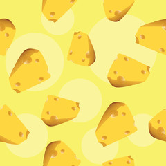 cheese seamless pattern