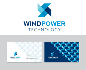 Wind power logo
