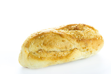 bread on a white background