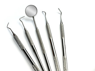 Metal medical equipment tools for dentist