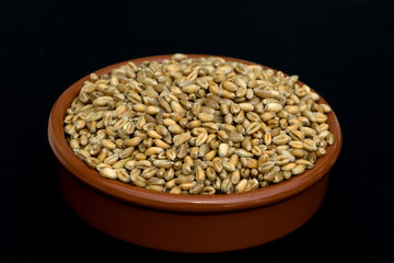 Weizenkoerner, Weizen, Triticum, aestivum,