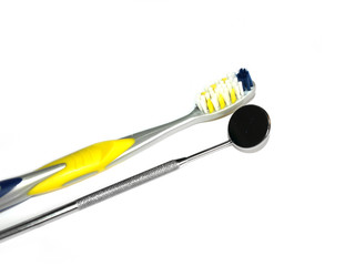 Metal medical equipment tools and toothbrush