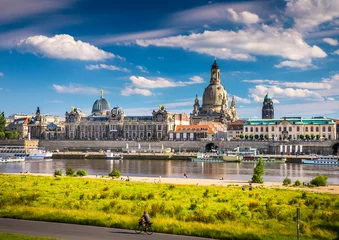 Rolgordijnen The ancient city of Dresden, Germany.Europe. © seqoya