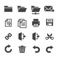Application toolbar icons