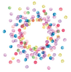 絵の具・ドットパターン素材