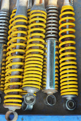 shock absorber car background texture