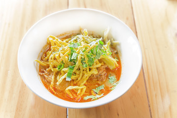Thai Noodle Curry Soup
