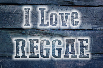 I Love Reggae Concept