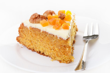 Carrot cake with icing