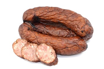 slightly dried sausage