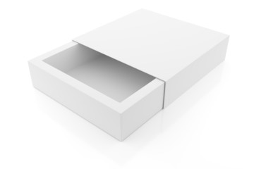 Simple paper package on white