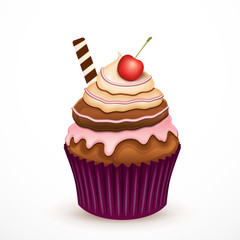 Cupcake vector