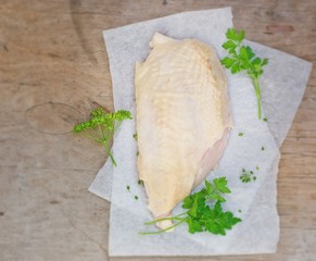 fresh, crude farmer chicken breast