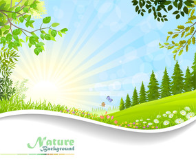 Obraz premium Nature Fantasy: Natural Tranquillity