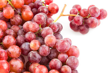 grapes isolated on white background