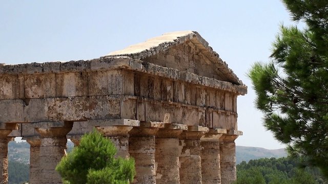 Doric temple of Segesta. Sicily