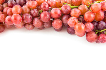 grapes isolated on white background